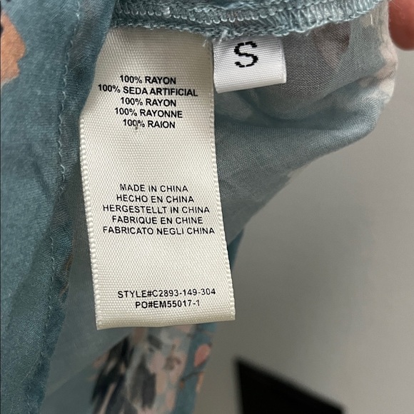 Cloth & Stone V Neck Hidden Button Up Lightweight Long Sleeve Bundle - Sz Small - Picture 5 of 15